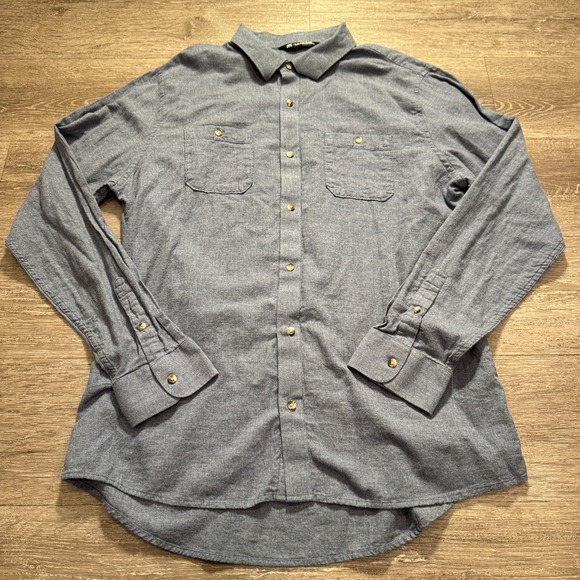Travis Mathew Other - TravisMathew Flannel Shirt Mens XL Blue Cotton Workwear Outdoors Heritage Preppy